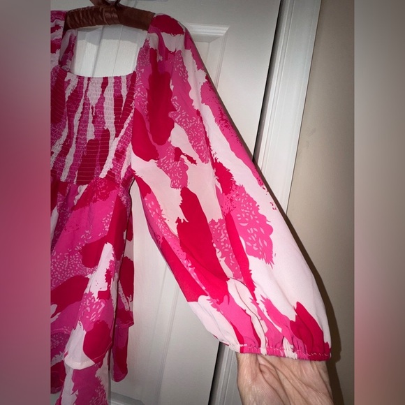 Entro Joni Tiered Long Sleeve Romper. Size M EUC. - Picture 4 of 16